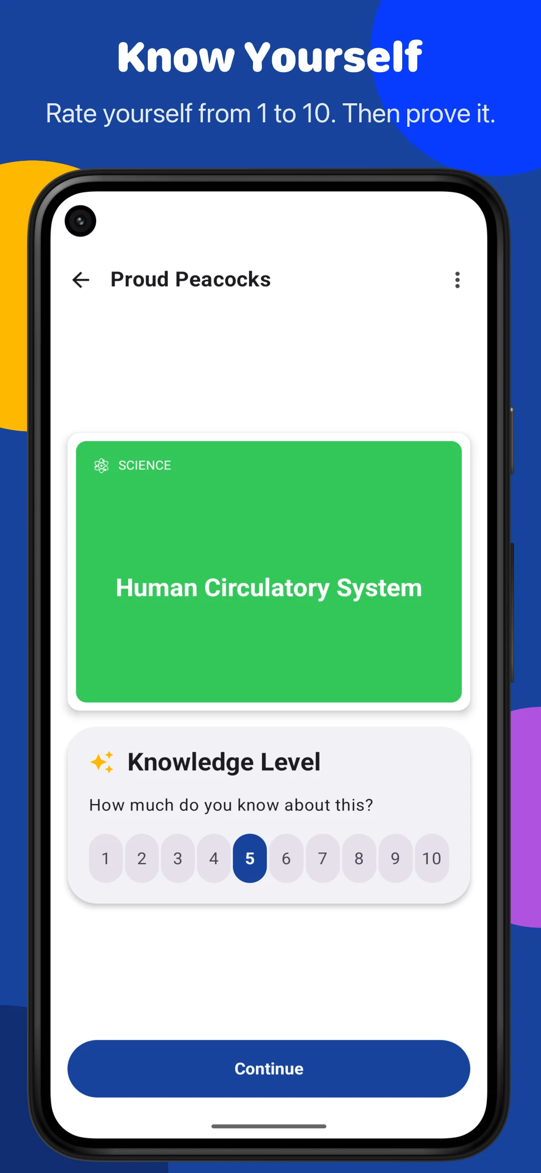 From 1 to 10: Trivia Game screenshot